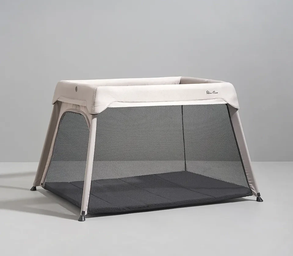 Slumber 3-in-1 Travel Cot Stone - Image 3